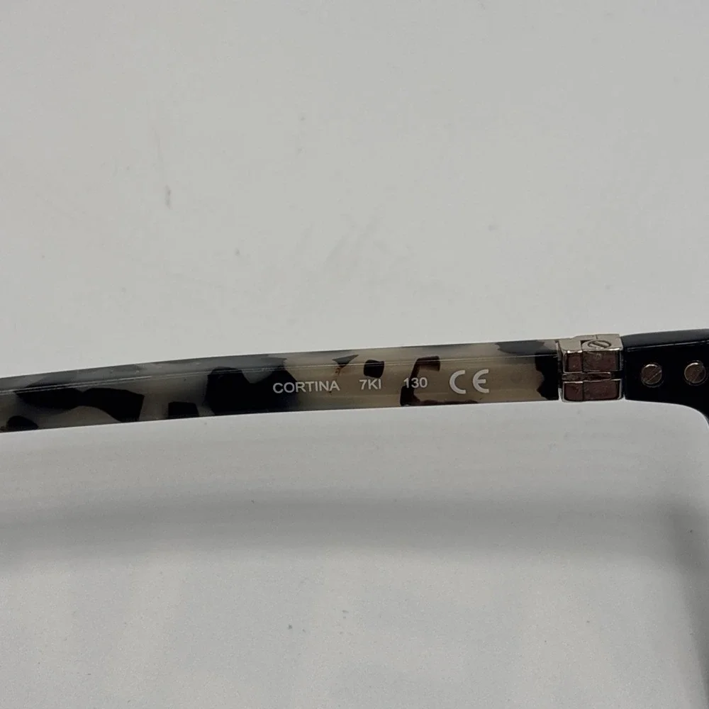 Kate Spade Cortina 7K1 Black/White Tortoise Eyeglasses Frames 52-16-140mm #482